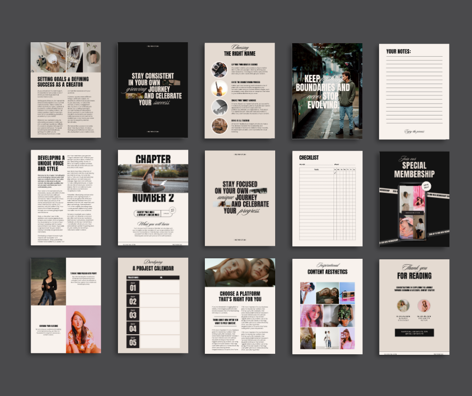 Becoming A Content Creator Template