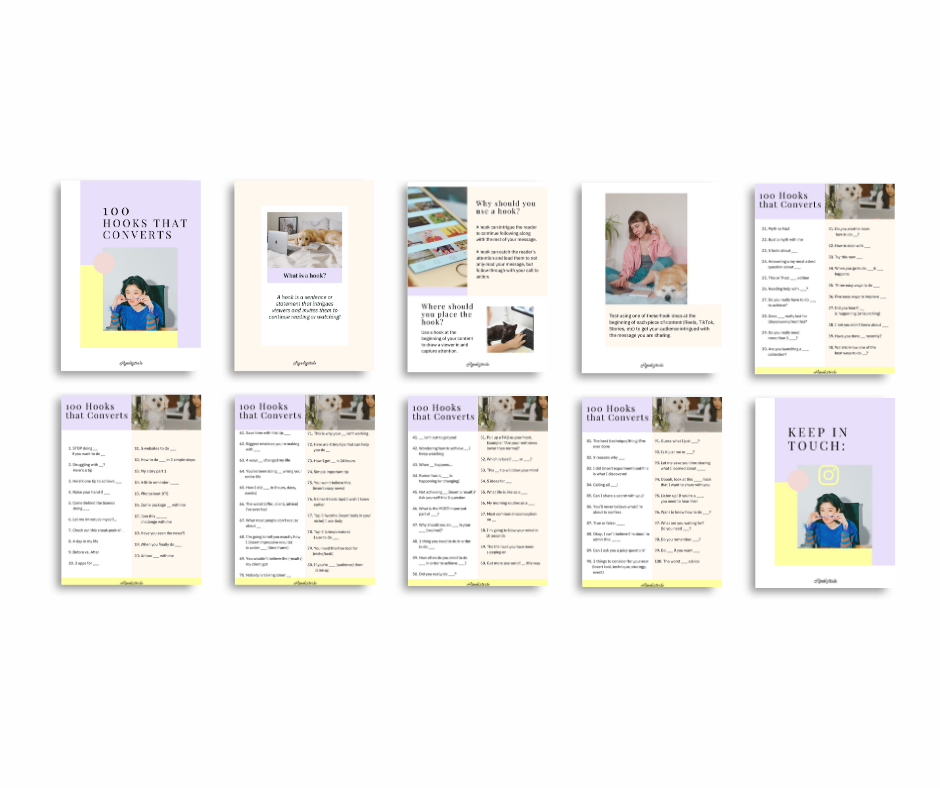 Ultimate Reels Guide & 100 Hooks That Converts Bundle